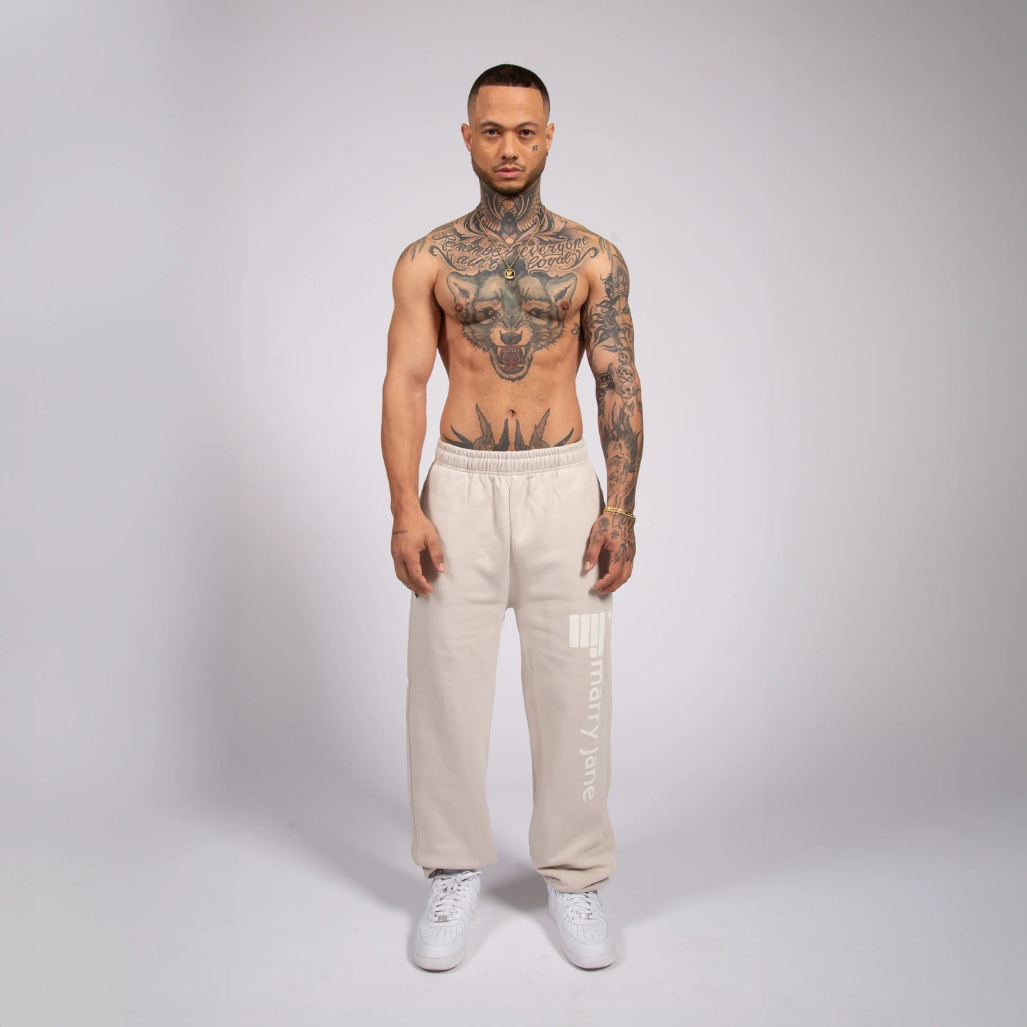 Marry Jane Jogger Beige