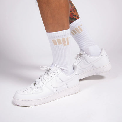 Marry Jane Socken Beige